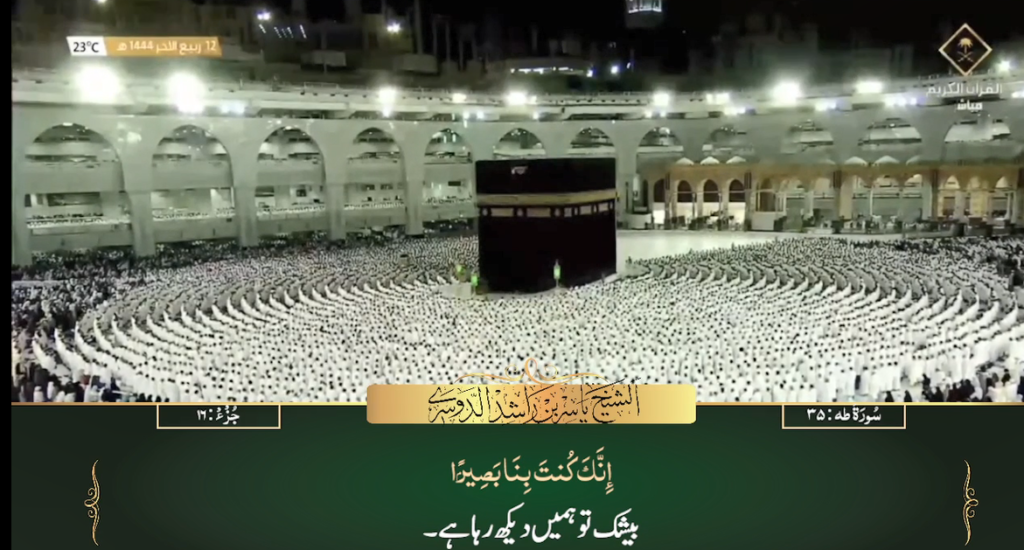 6th Nov 2022 - Makkah Fajr - Sheikh Dossary - Urdu Translation