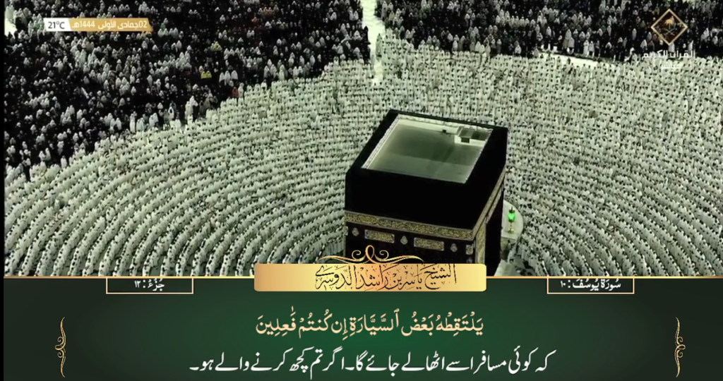 26th Nov 2022 - Makkah Fajr - Sheikh Dossary - Urdu Translation