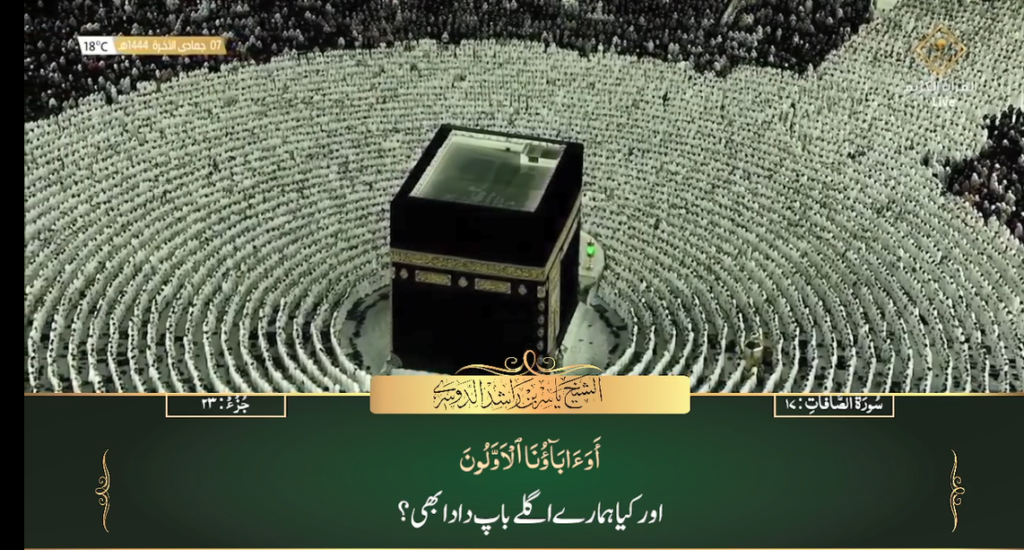 31st Dec 2022 - Makkah Fajr - Sheikh Dossary - Urdu Translation