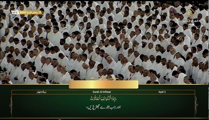 21st Jan 2023 Makkah Maghrib Sheikh Mahir Urdu Translation