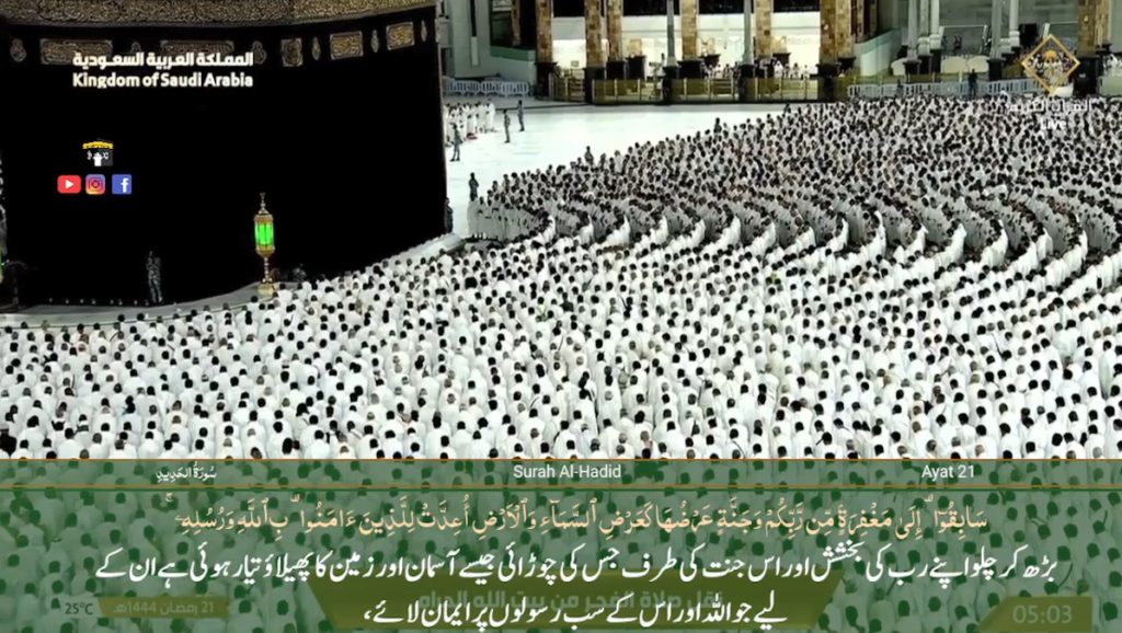 12th April 2023 - Makkah Fajr - Sheikh Humaid - Urdu Translation