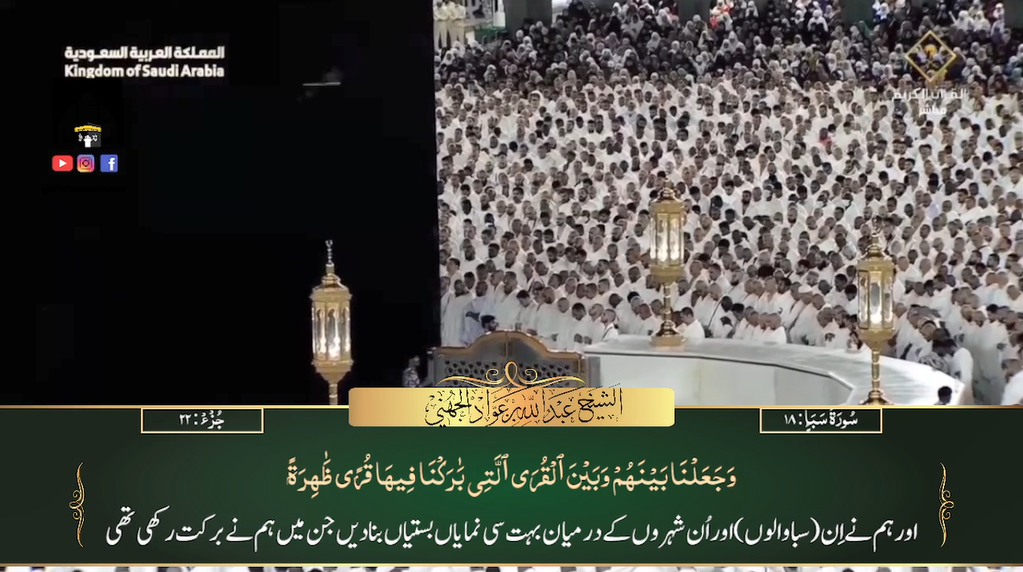 2nd Jan 2024 - Makkah Fajr - Sheikh Juhany - Urdu Translation