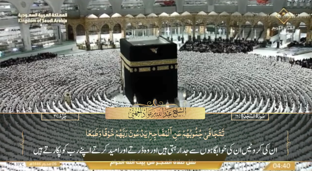 12th July 2024 - Makkah Fajr - Sheikh Juhany - Urdu Translation