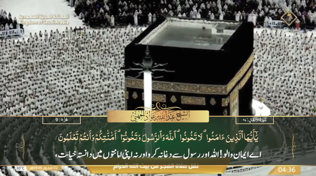 8th July 2024 - Makkah Fajr - Sheikh Juhany - Urdu Translation