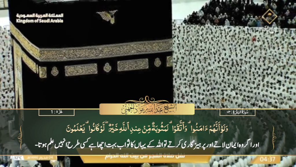 10th July 2024 - Makkah Fajr - Sheikh Juhany - Urdu Translation