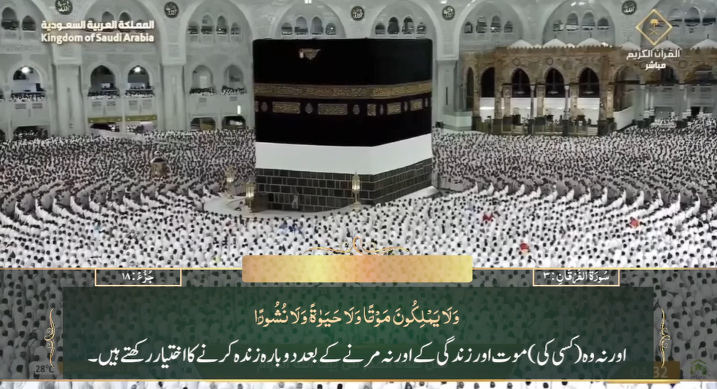 21st May 2025 - Makkah Fajr - Sheikh Turki - Urdu Translation